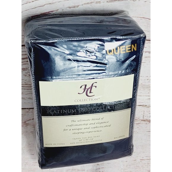 HC Collection Platinum 1800 Collection Queen Bed Skirt Linens - Craftsmanship, E - Picture 13 of 16